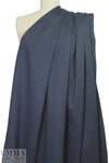4-way stretch rayon blend ponte - denim .75 yds