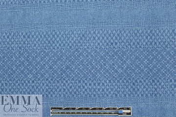 NY designer shirred stitch textured denim woven