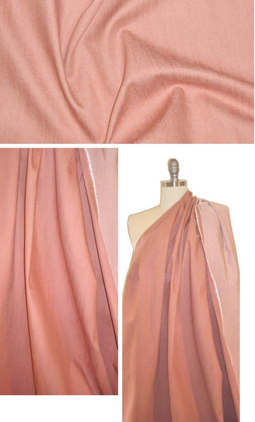 Italian stretch denim - dusty coral 1.375 yds