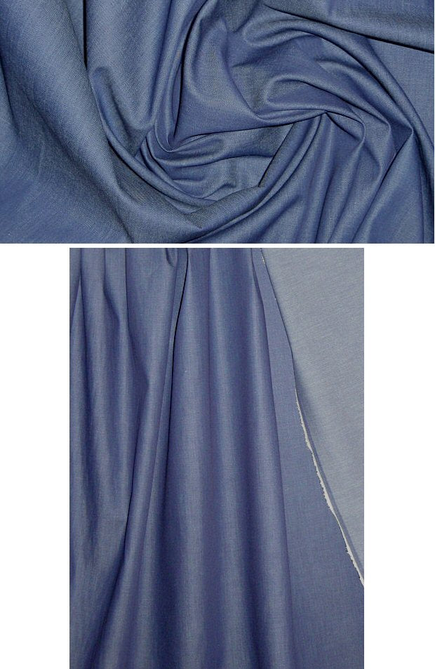 Anne K. lightweight dark blue denim w/ stretch