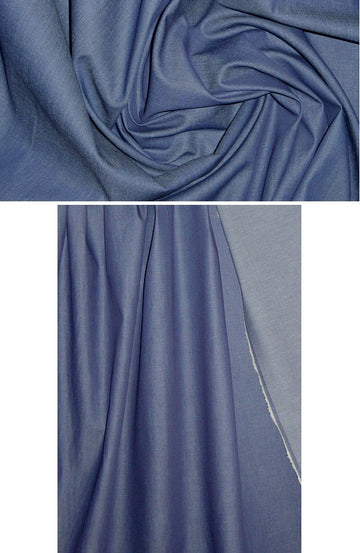 Anne K. lightweight dark blue denim w/ stretch