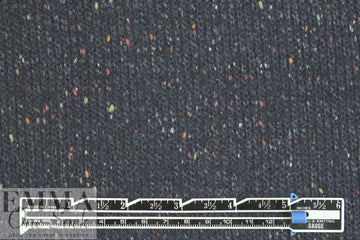 tweedy, speckled sweater knit - mood indigo 1 yard