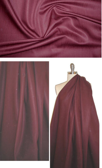 Diesel 100% cotton high fashion denim - burgundy 2.25 yds
