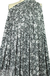 Italian digital viscose knit - newsprint blossoms