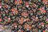 Italian digital viscose knit - botany on black