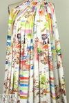 French digital viscose knit - seaside dream
