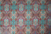 Italian digital viscose knit - turq/raspberry paisley