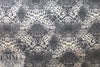 Italian digital viscose knit - slate cellular abstract