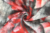 100% linen digital print - brushstroke abstract 1.5 yd