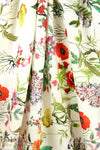 100% linen digital print - botanical display 2.625 yds