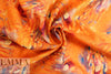 100% ramie digital print - aquatic spice