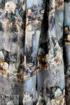 100% ramie digital print - cityscape 1.75 yds