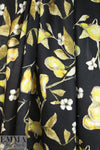 100% linen digital print - pear tree