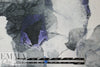 100% linen digital print - abstract gem 1.25 yds