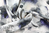 100% linen digital print - abstract gem 1.375 yd