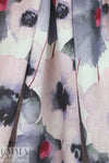 100% linen digital print - poppy paradise 1.25 yds
