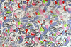 100% linen digital print - face to face 2 yd