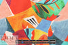 colorful cubism lightweight cotton poplin 1.75 yd