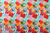 colorful cubism lightweight cotton poplin 1.75 yd