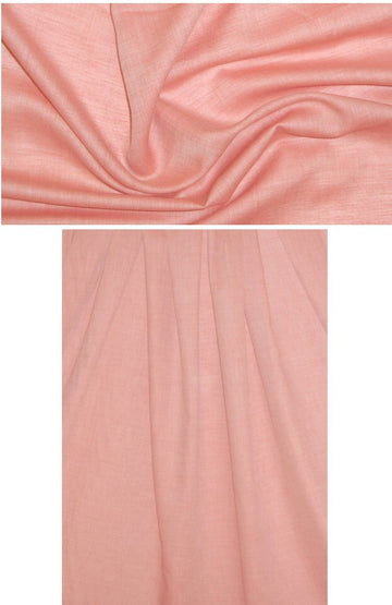 organic cotton  dobby voile - red clay heather 1.33 yd