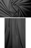 'docksider' cotton/spandex stretch twill - black 1.33 yds