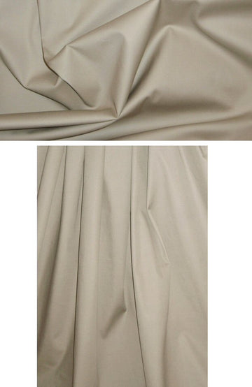'docksider' cotton/spandex stretch twill - khaki 1 yard