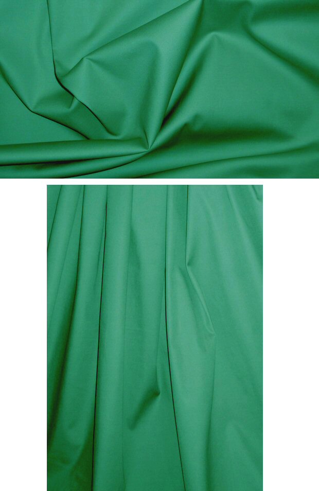 'docksider' cotton/spandex stretch twill - jade green