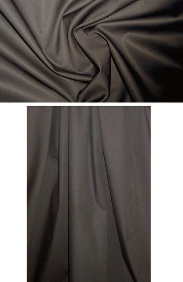 'docksider' cotton/spandex stretch twill - dk. chocolate 1.875 yds