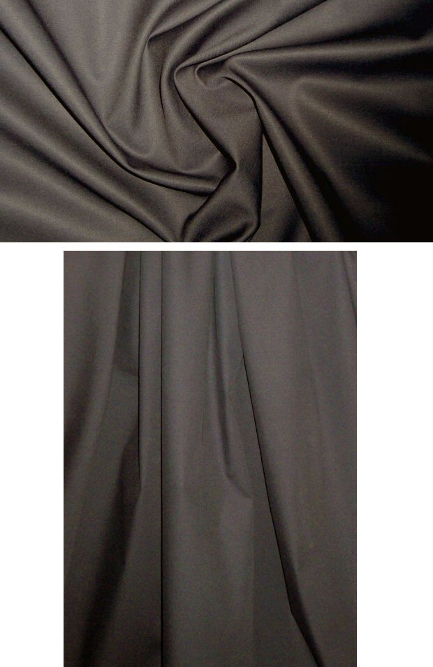 'docksider' cotton/spandex stretch twill - dk. chocolate 1.25 yds