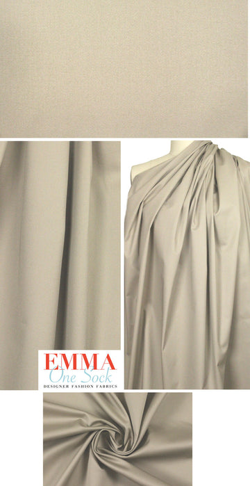 'docksider' cotton/spandex stretch twill - khaki 1.625 yds