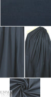 'docksider' cotton/spandex stretch twill - navy 2.25 yds