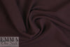Italian stretch cotton blend doubleweave - burgundy