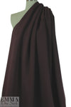 Italian stretch cotton blend doubleweave - burgundy