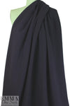 Italian stretch cotton blend doubleweave - deep grape