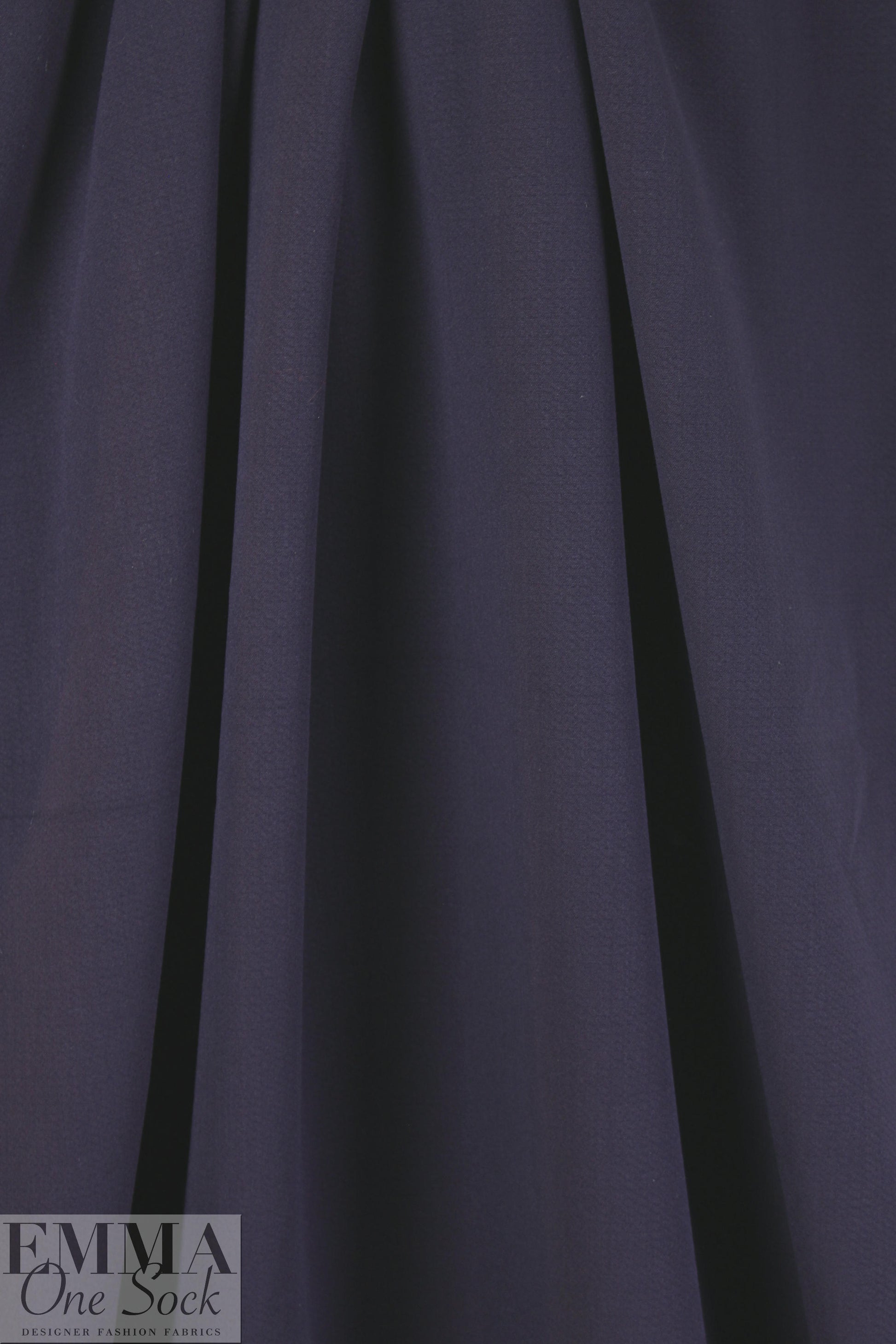 Italian stretch cotton blend doubleweave - deep grape