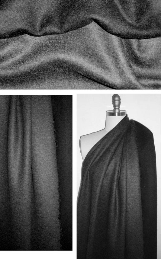 The R0w all-wool doublecloth knit - charcoal/black