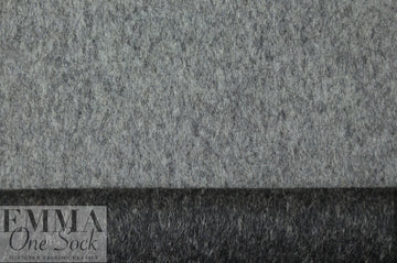 wool blend doublecloth coating - charcoal/light gray 2.75 yd