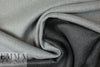 wool blend doublecloth coating - charcoal/light gray