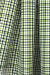 famous designer virgin wool doublecloth - sage check