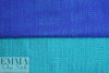 Italian wool blend doublecloth 'rustic' suiting - cobalt/capri
