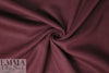 Italian brushed wool doublecloth coating - burgundy