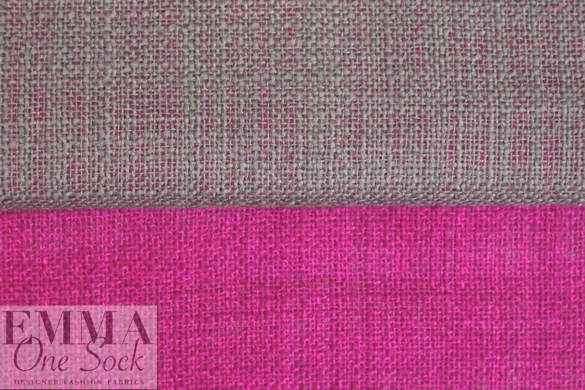Italian wool blend doublecloth 'rustic' suiting - pink/gray