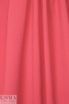 Italian stretch cotton blend doublecloth- coral red