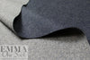 Designer wool doublecloth knit coating - charcoal/midnight 2.75 yds