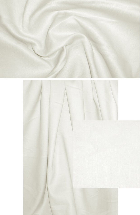 Italian linen/cotton doublecloth - creamy white