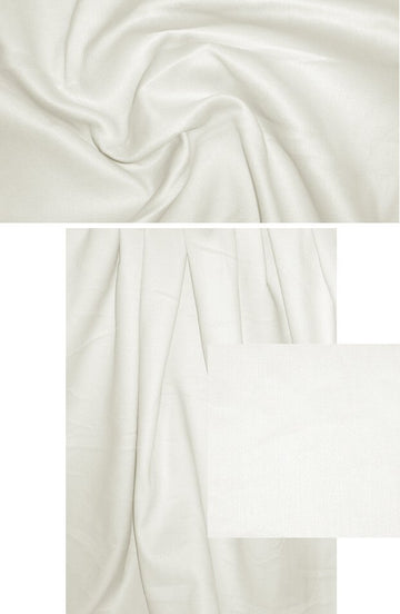 Italian linen/cotton doublecloth - creamy white 2 yds