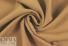 Italian camel stretch wool doublecloth crepe