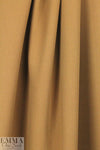 Italian camel stretch wool doublecloth crepe