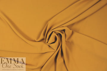 Italian all viscose double crepe woven - butterscotch .75 yds