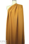 Italian all viscose double crepe woven - butterscotch
